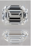 F Color Emerald Cut Diamonds