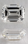 G Color Emerald Cut Diamonds