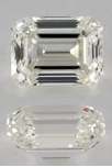 I Color Emerald Cut Diamonds