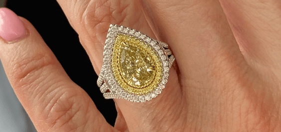 Pear-shaped Diamonds Color