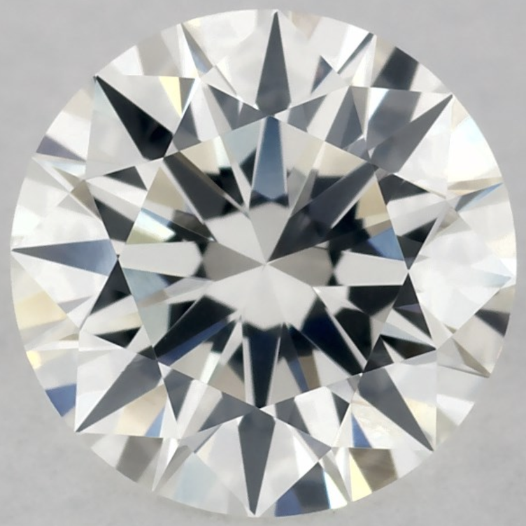 Rare eye-clean SI2 diamond with no visible inclusions under 40x magnification Eye-clean SI2 diamond with a small feather inclusion near the table edge, 1.05 carat, H color from Blue Nile.